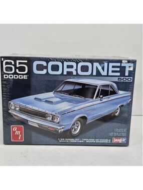 SEALED AMT 1965 Dodge Coronet 500 1/25 Model Kit Snap It NEW